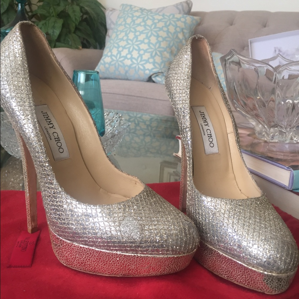 Beautiful glitter Jimmy Choo.